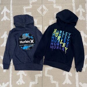 Hurley Kids' Blue and Navy blue  Hoodies